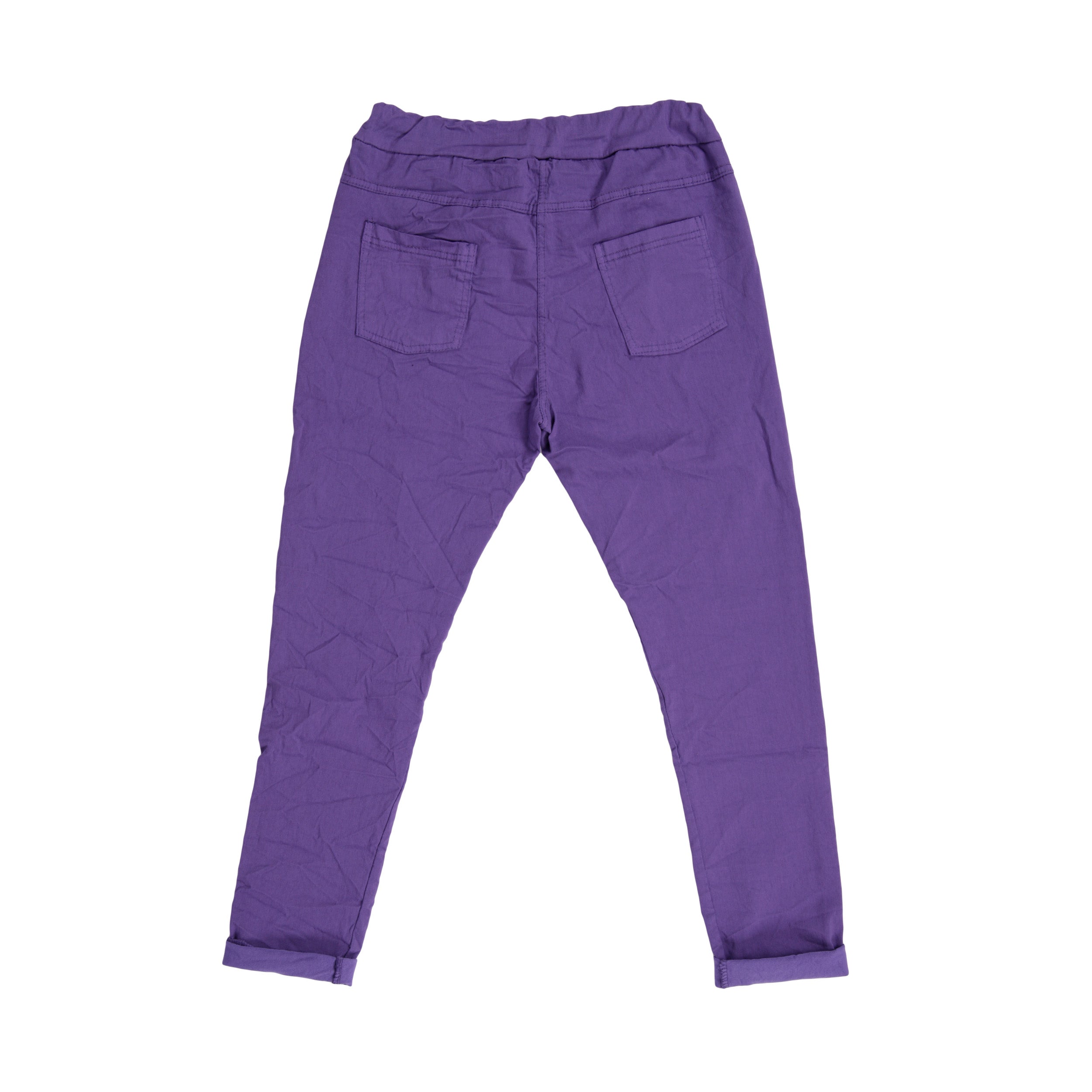 Magic Pants Crushed Back Pockets - Purple