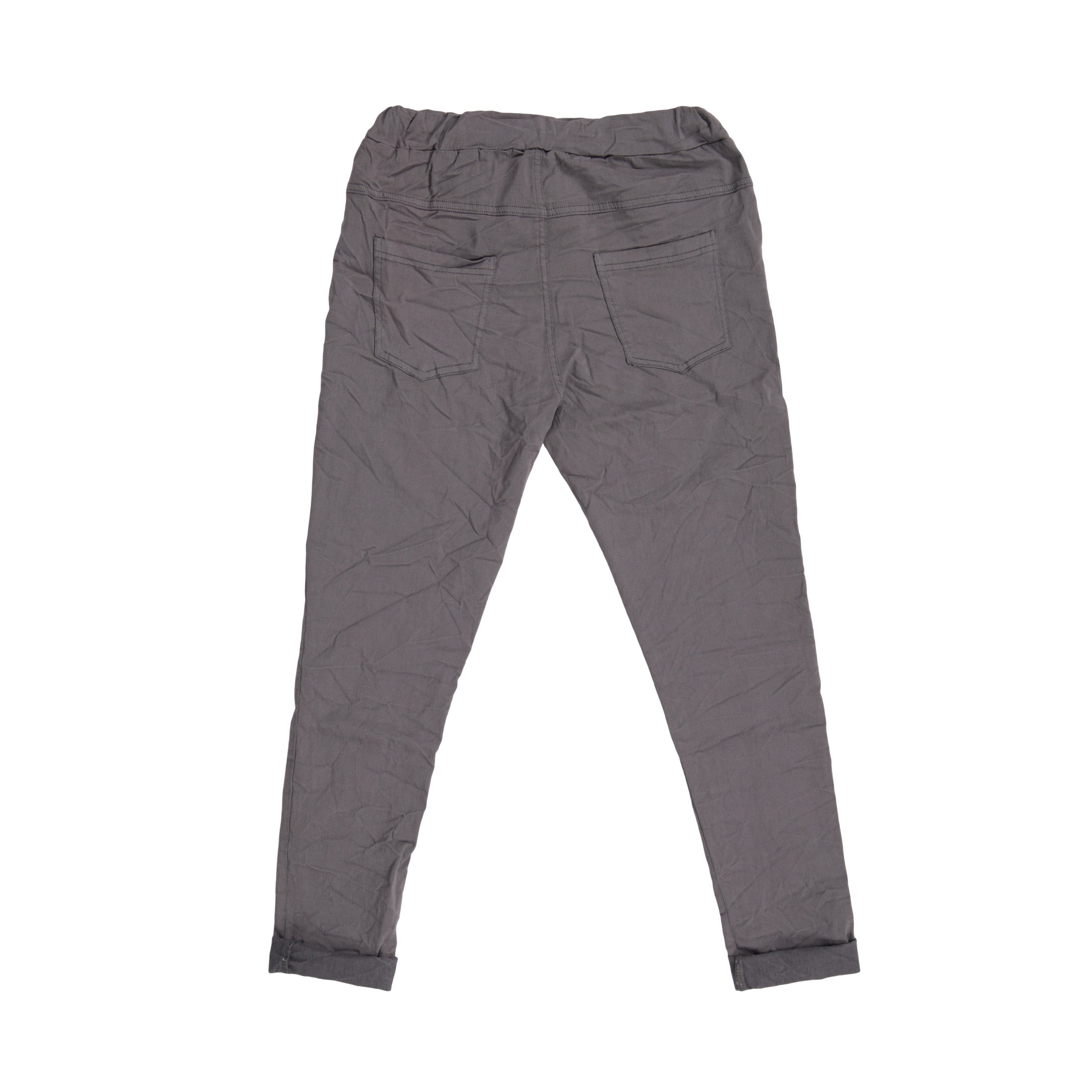 Magic Pants Crushed Back Pockets - Grey