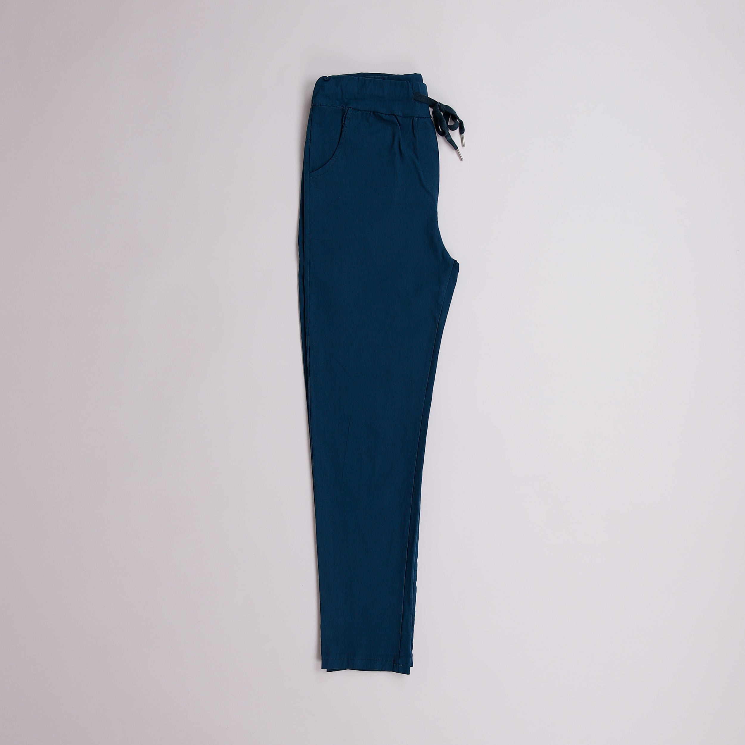 Plain Magic Stretch Trousers - Teal