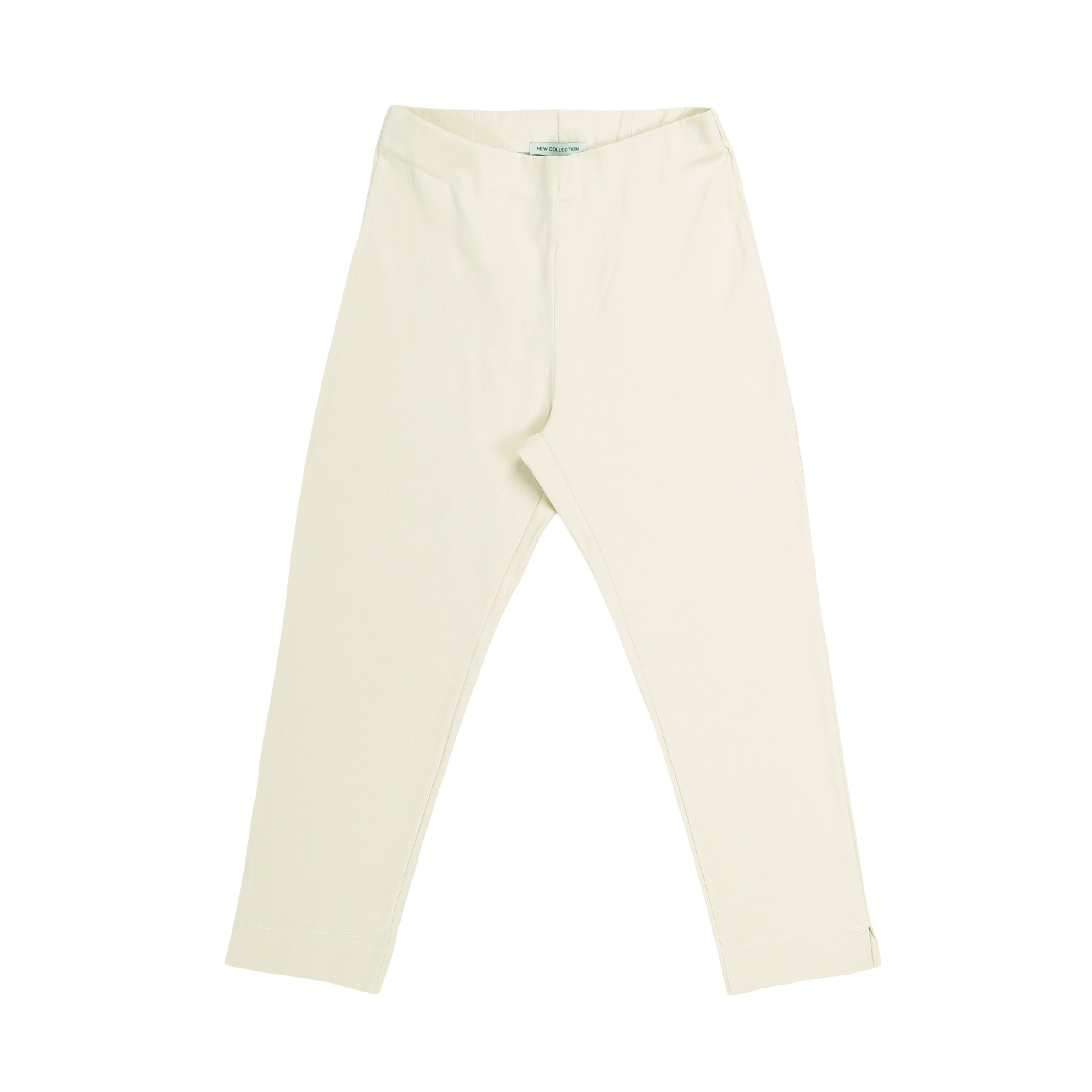 Capri Cropped Stretch Trouser - Beige