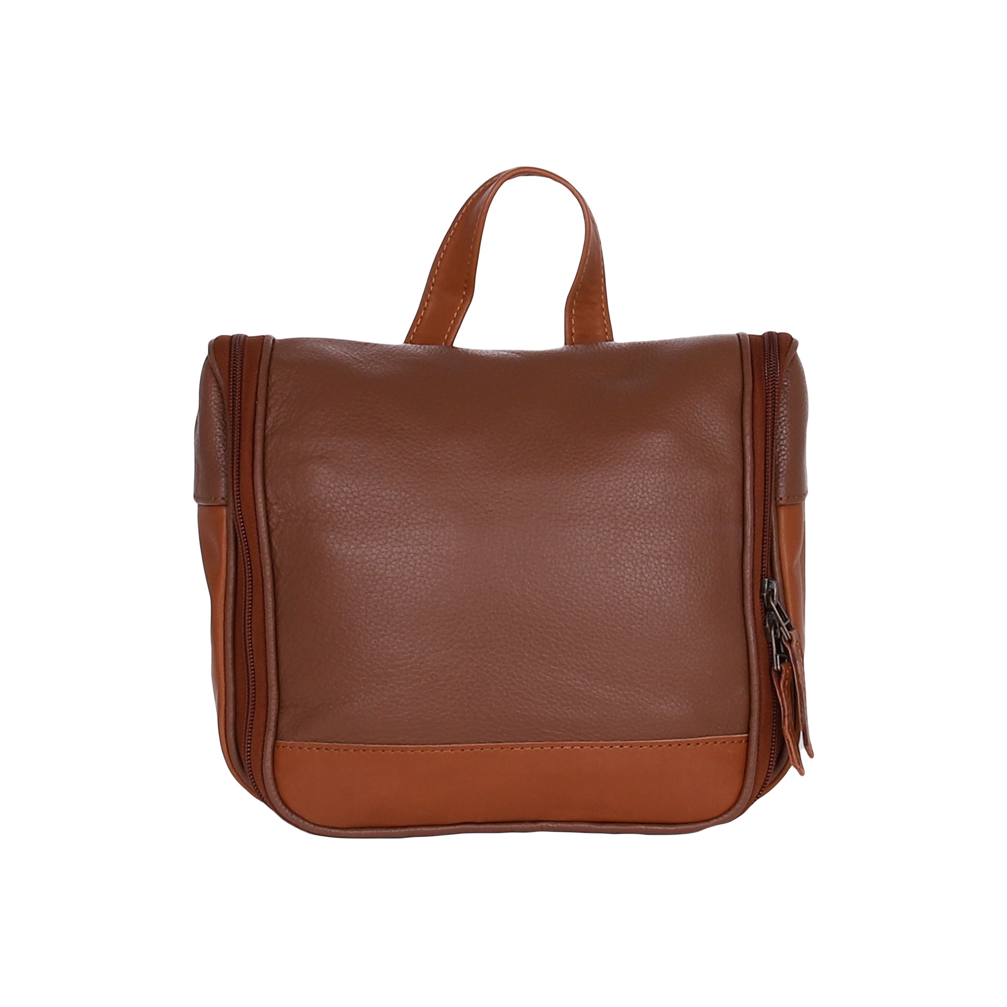 Leather Wash Bag 1921 - Brown