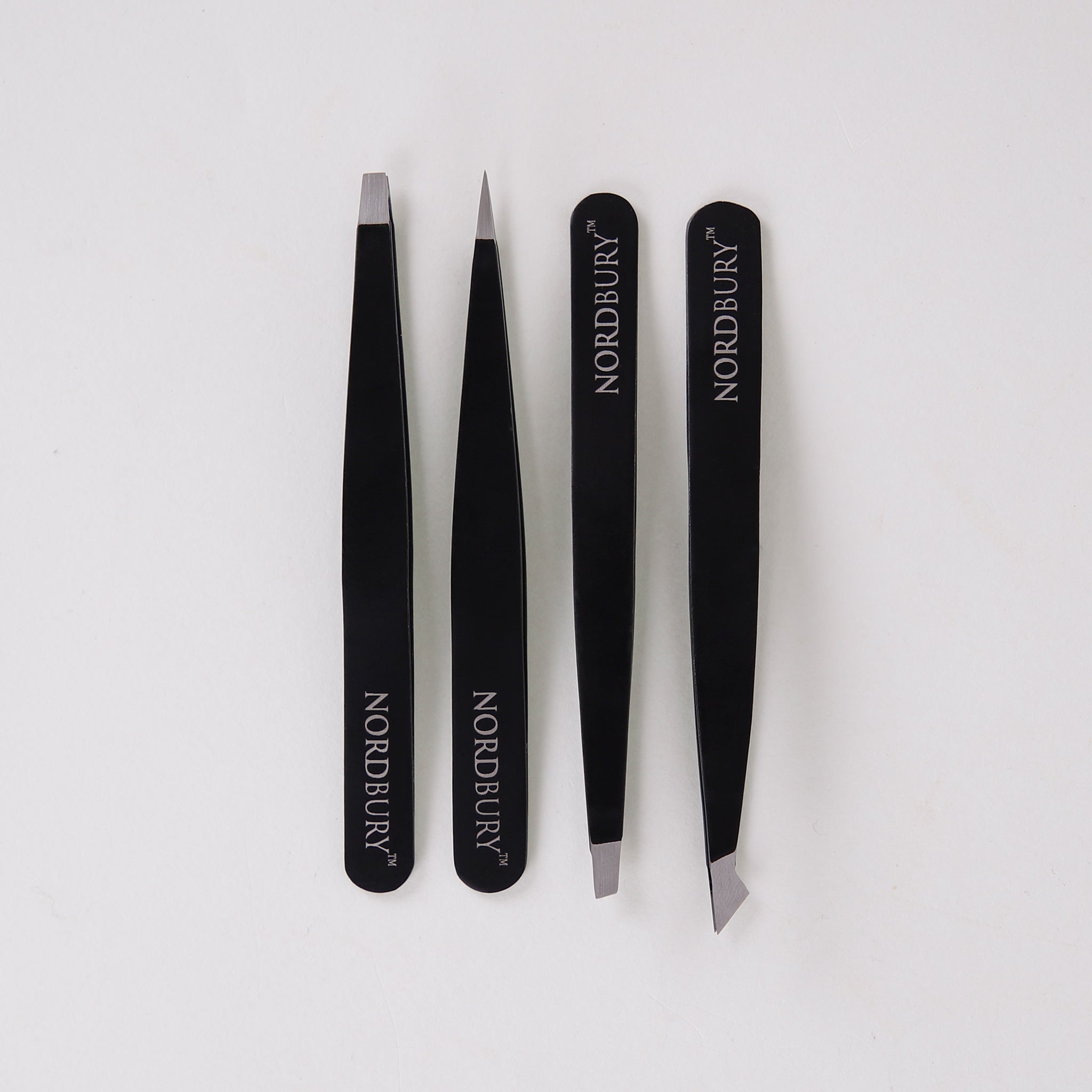 4 Piece Combination Tweezer Set