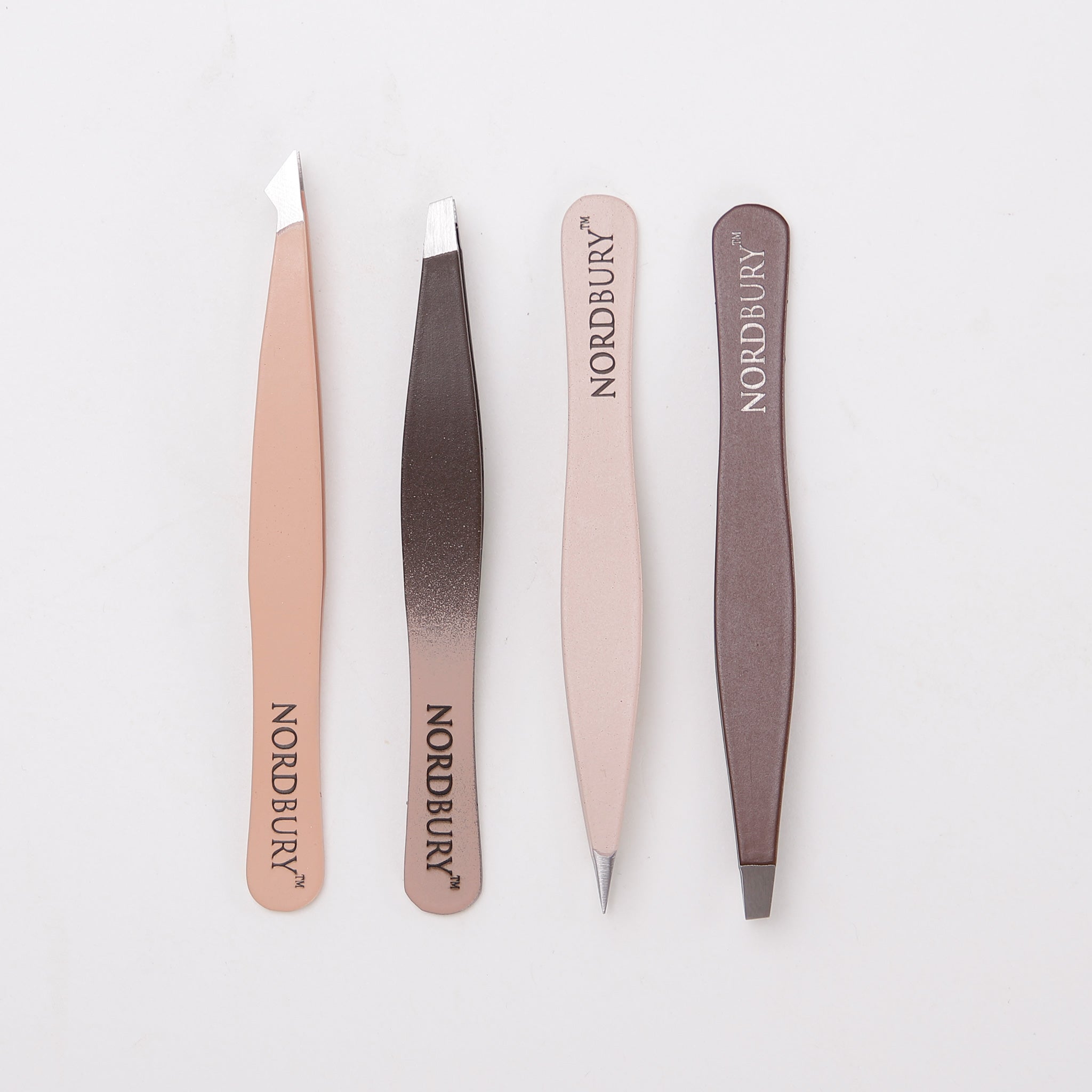 4 Piece Combination Tweezer Set