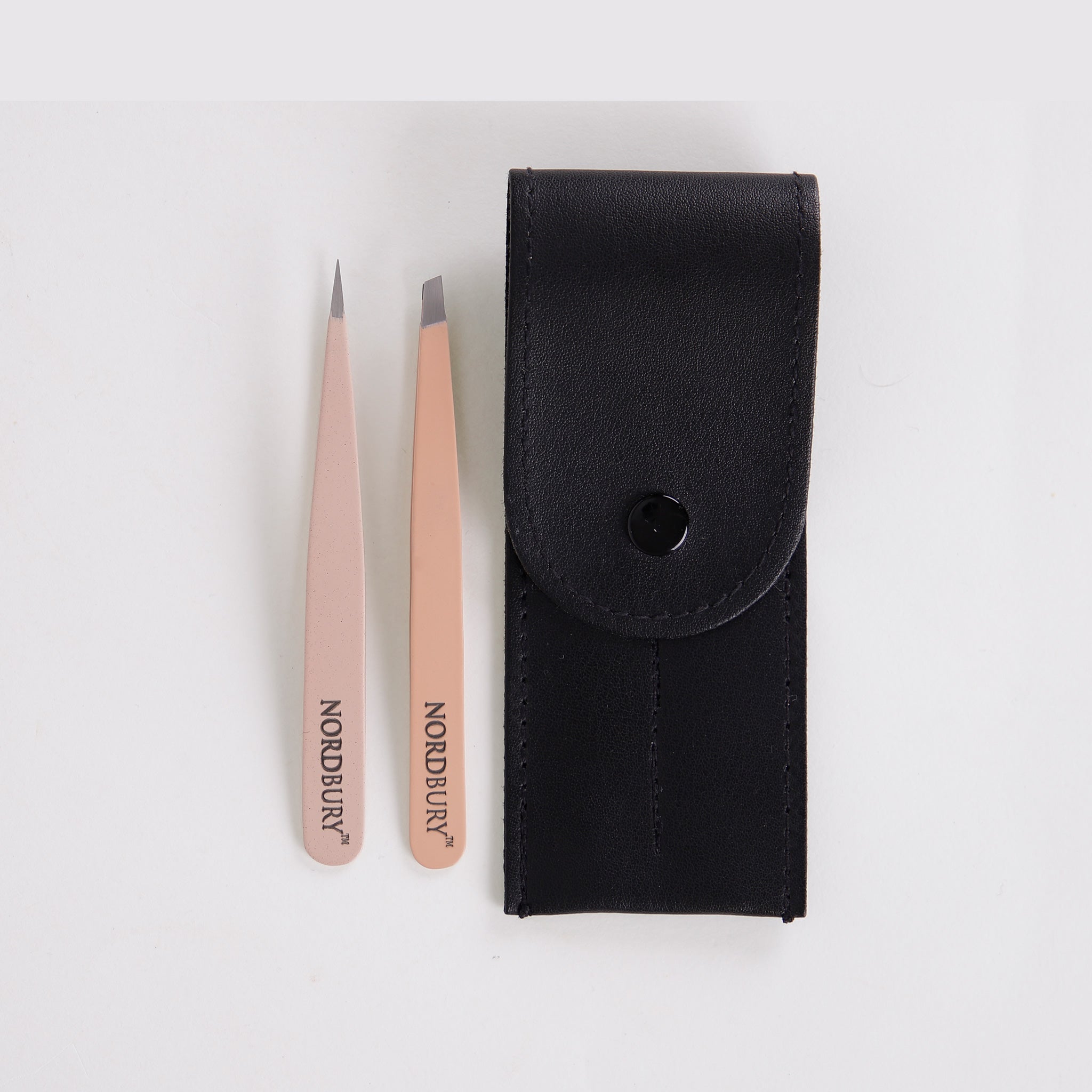 2 Piece Combination Tweezer Set