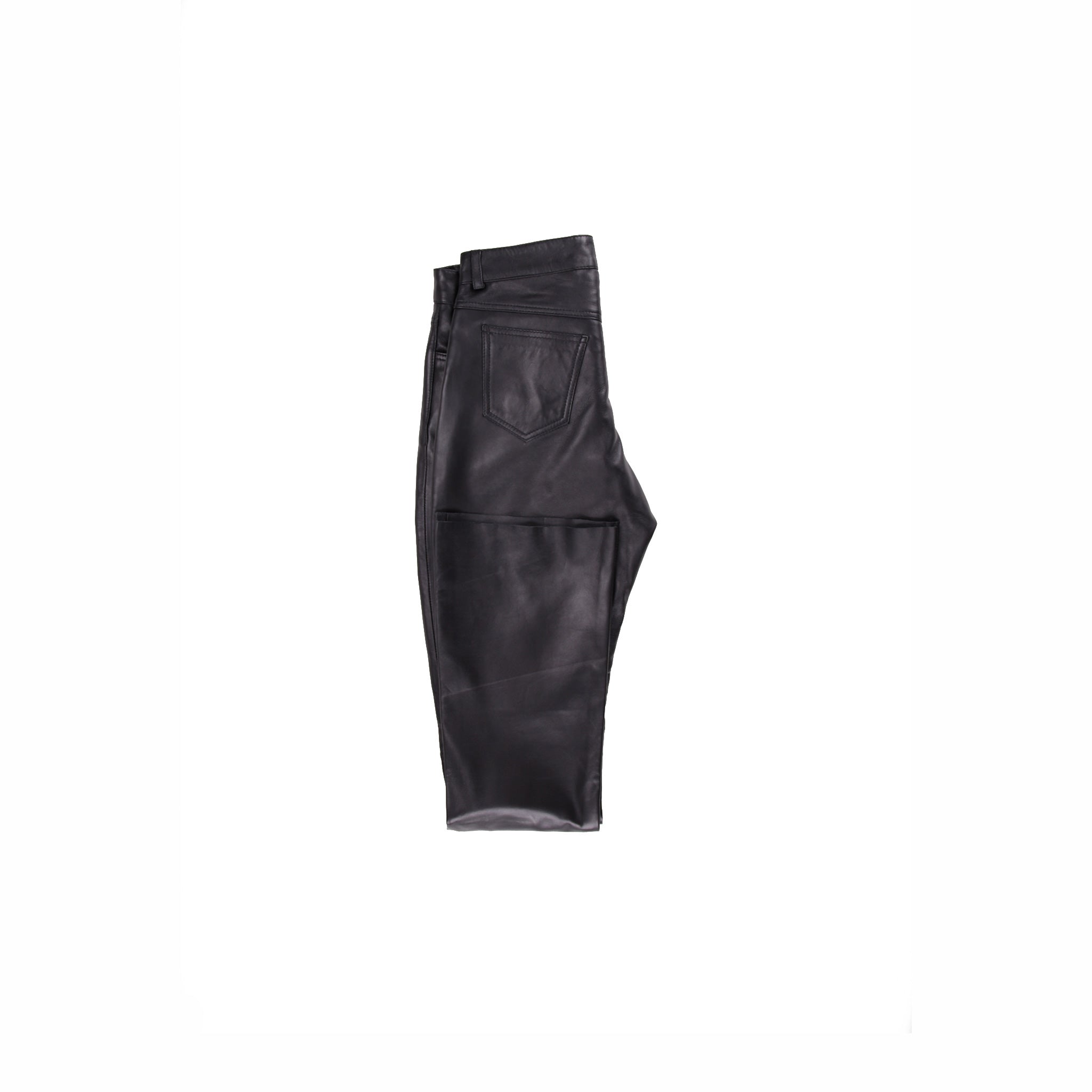 Women Leather Pants Bell Bottom